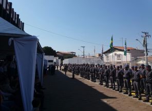 Cerimônia em comemoração ao 11º aniversário do Comando de Policiamento do Interior 9 (CPI-9)